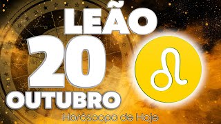 O TAROT AVISA DE ALGO MUITO FORTEEEE❗️😱⚠️Leão ♌ Horóscopo do dia de hoje 20 de outubro 2024 🔮 tarô [upl. by Eenar]