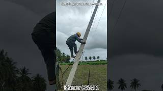 Dedicated to all powermanlineman😊 lineman powermanagement electricity justnaavu viralvideo [upl. by Leirrad]