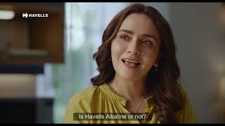 Havells Alkaline Water Purifiers  Sahi Paani Ka Sign Havells Alkaline  Telugu [upl. by Eadwine]