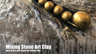 How to Make Stone Art Air Dried Clay [upl. by Jillayne625]