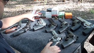 Revólveres que usan Calibres de Pistolas en Español [upl. by Nnaycnan]