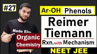 Reimer Tiemann Chemical Rxn in Phenol  Salicylaldehide Formation with mechanism  JEE NEET AIIMS [upl. by Akoyin]