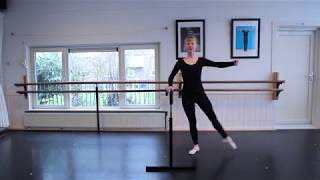 Klassieke Balletles 8 tm 99 jaar door Laura  dans mee met Balletschool Cabriole [upl. by Neeroc]