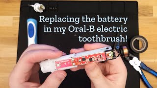 Replacing the battery in my OralB electric toothbrush [upl. by Halbert]