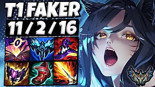 T1 Faker Ahri vs Yasuo  MID  Lol Korea Challenger Patch 138 ✅ [upl. by Shannen677]