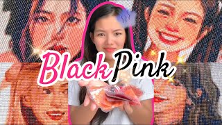 Hành trình làm tranh Đính Đá BLACKPINK đủ 4 chị Jisoo Rose Jennie Lisa🖤💗 thật GIAN NAN😭 [upl. by Nwahsat]