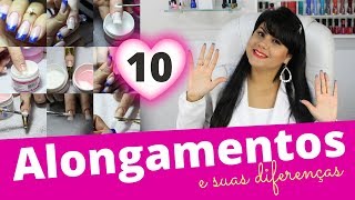 10 Tipos de alongamentos e suas principais diferenças  Segredos De Manicure [upl. by Leor]