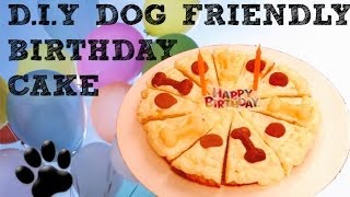 BIRTHDAY CAKE WITH CHICKEN MINCE  DIY Dog Food  a tutorial by Cooking For Dogs [upl. by Chapman]