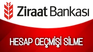 Ziraat Hesap Geçmişi Silme  Ziraat Bankası Hesap Hareketleri Silme [upl. by Sudnor]