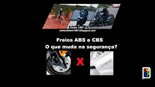 Freios ABS e CBS  O que muda na segurança  Dafra Citycom 300i [upl. by Airrehs892]