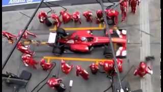 F1 Pit Stops 1950 vs 2013 Quick Changeover  SMED [upl. by Anippesuig408]