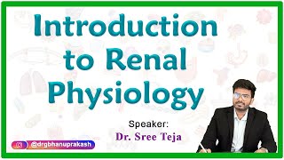 Introduction To Renal Physiology  Live Streaming [upl. by Asel]