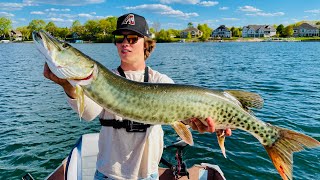 Bass Fishing on Lake Waconia Surprise Catch [upl. by Siletotsira]