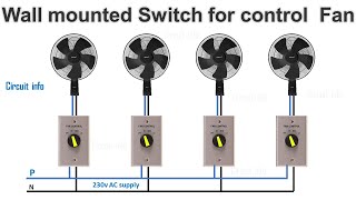 Wall mounted Switch for control Fan [upl. by Kassab]