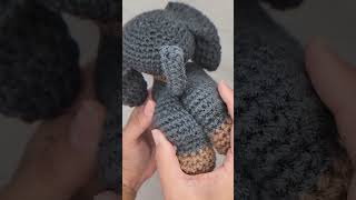 Dachshund puppy crochet amigurumi PDF pattern [upl. by Sollows885]