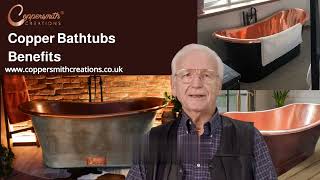 Copper Bathtubs Benefits  Coppersmith Creations [upl. by Onairpic]