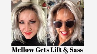 How I Added Lift amp a Few Curls to a Regular Synthetic Wig Estetica Mellow [upl. by Alrrats429]