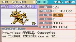 Como Capturar a Electabuzz  Pokémon Rojo Fuego [upl. by Rosen]