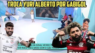 JOGO ABERTO PARA FACILITAR NEGOCIAÇÃO DO GABIGOL TIMÃO PODE COLOCAR YURI ALBERTO NO FLAMENGO [upl. by Moon]