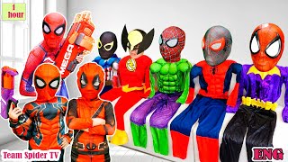 What If Many Spider man in 1 HOUSE KID SPIDERMAN uses powers of NEW HERO amp Rescue people MORE [upl. by Piscatelli973]