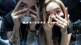 MANiCURE VLOG • Getting my nails done with Christian Yu aka DPR IAN [upl. by Kcirdahc635]