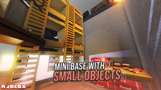 MINI BASE WITH SMALL OBJECTS • Roblox SCP3008 [upl. by Northrup]