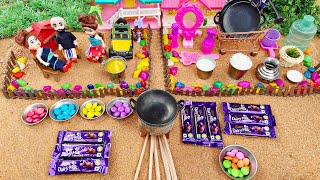 DairyMilk Chocolate Recipe  Miniature Dairy Chocolate Cake  Chocolate Lava cake  Dairy Milk Dosa [upl. by Brenn]