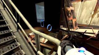 Portal 2 walkthrough  Chapter 6 The Fall  Enrichment Sphere 2 [upl. by Jillana952]