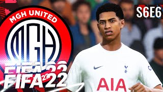 BELLINGHAM VS TCHOUAMENI  FIFA 22 MGH UNITED CAREER MODE S6E6 [upl. by Elexa]