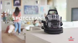 Tura BISSEL  SpotClean Hydrosteam Select [upl. by Atte]