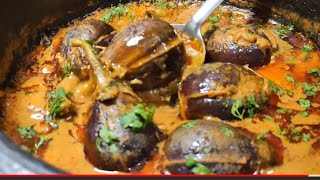 ಎಣ್ಣೆಗಾಯಿ Badanekayi ennegayi recipe Kannada  Ennegayi palya  Stuffed brinjal recipes [upl. by Stelmach705]