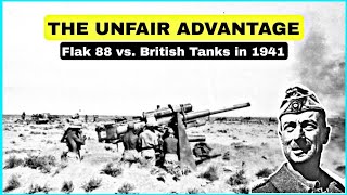 When British Tanks First Encountered Flak 88s at Halfaya Pass  June 1941 [upl. by Arahahs]