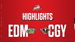 Edmonton Oil Kings at Calgary Hitmen 1125  WHL Highlights 202324 [upl. by Carlotta]