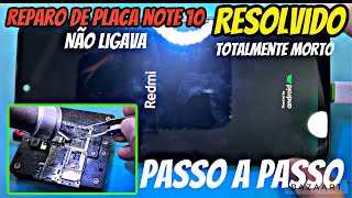 Xiaomi Redmi Note 10 Parou desligou usando  Reparo de placa avançado  Reballing CPU e Memória [upl. by Groos980]