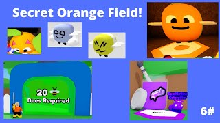 SECRET ORANGE FIELD And 20 Bee area Beekeepers Roblox 6 [upl. by Efram]