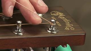 How to Change Strings on restring Your Guitar  Art Eichele [upl. by Vera289]