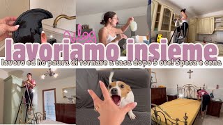 Ho PAURA di tornare a casa andiamo A LAVORO INSIEME spesa e cena con me debbyg vlog giornalieri🌸 [upl. by Hanus284]