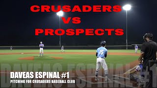 FULL COUNT PROSPECTS VS CRUSADERS BASEBALL CLUB AT DIAMOND NATION [upl. by Volin]