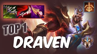 Wild Rift Draven top 1  S12 Challenger ranked game  build [upl. by Ecirtap]