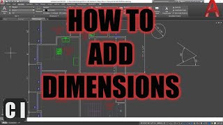 AutoCAD How To Add Dimensions  2 Minute Tuesday [upl. by Kosak]