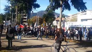 Échauffourée lors de la manifestation des fonctionnaires à Grenoble 10 oct 2017 [upl. by Gnouv]