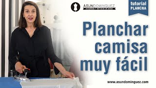 Planchar una camisa muy fácil  Tutorial paso a paso [upl. by Eimmelc]