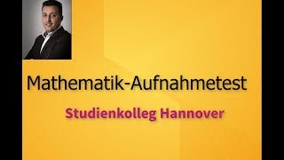 Studienkolleg Hannover  Aufnahmetest  Aufgabe 9 [upl. by Kenric950]