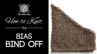 How to Knit the Bias Bind Off [upl. by Lorenza]