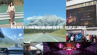 Vlog 004 Roadtrip from Calgary AB to Vancouver BC  Coldplay Concert [upl. by Annoirb]