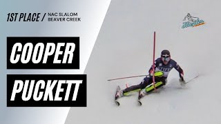 Cooper Puckett NAC SL Beaver Creek 121323 [upl. by Eilyab]