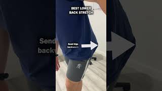 The BEST Lower Back Stretch [upl. by Lenaj]