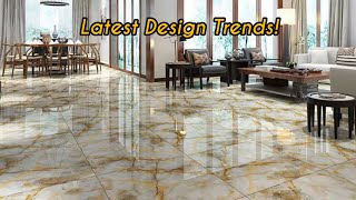 Latest Floor Tiles Design 2024  Ceramic Floor Tiles Colours  Interior design flooring ideas [upl. by Derril529]