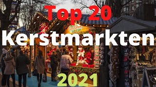 top 20 kerstmarkten in Europa 2021 [upl. by Alludba682]