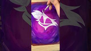 ANGEL DUST art from HAZBIN HOTEL using gouache shorts hazbinhotel angeldust art [upl. by Nnyleve285]